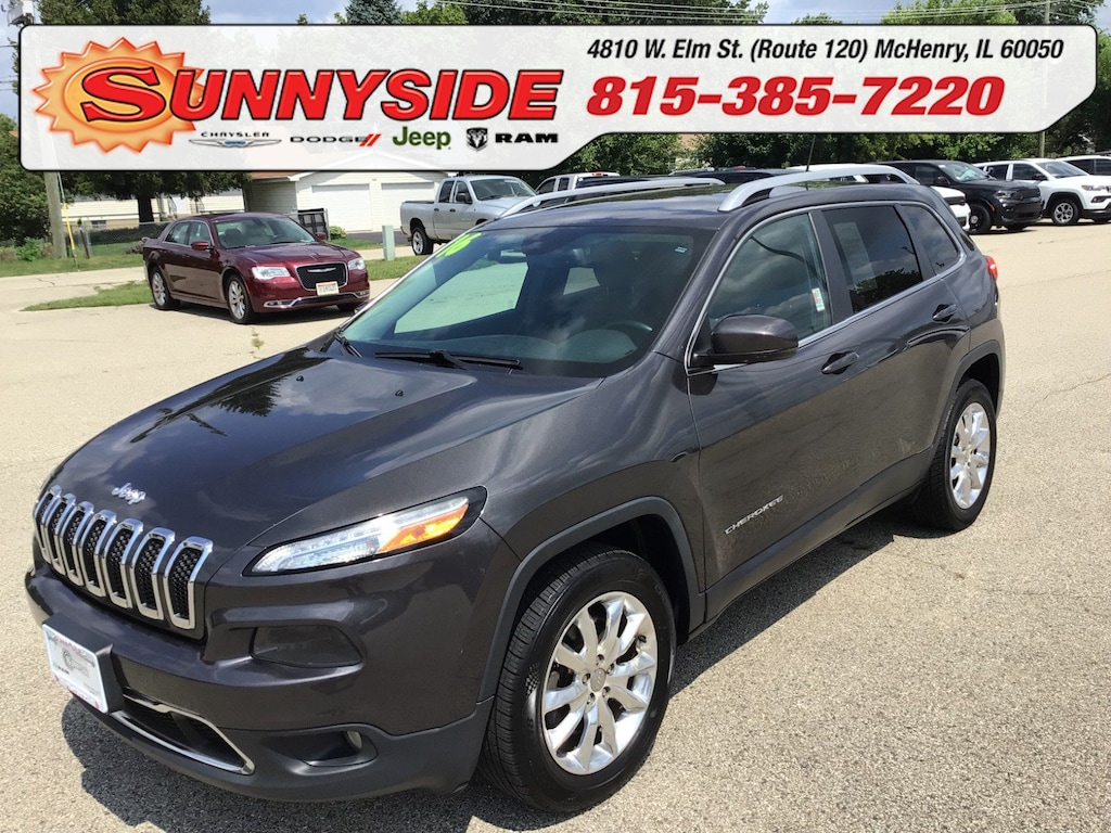 Used 2016 Jeep Cherokee Limited 4x4 Sport Utility