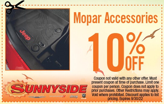 10% off MOPAR accessories