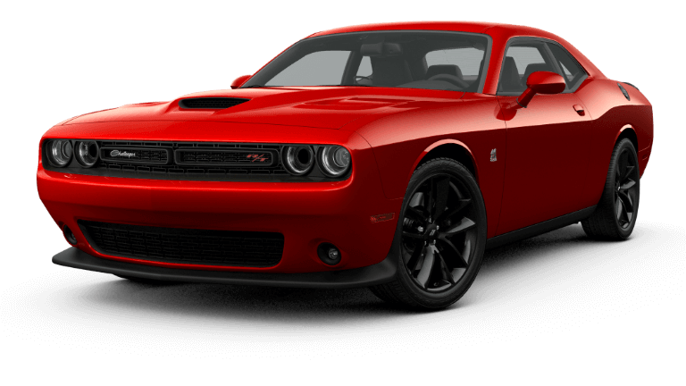 Dodge Challenger Scat Pack in Tor Red exterior