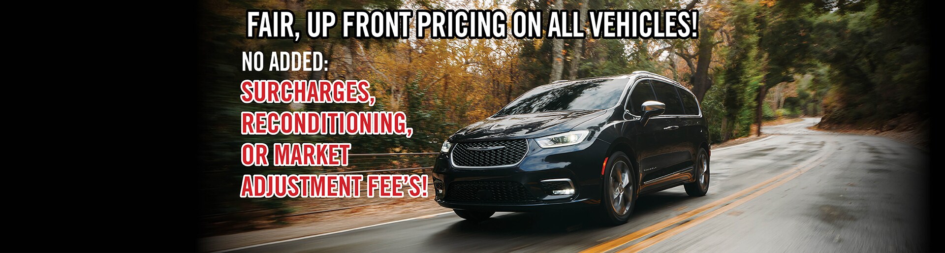 Fair Up Front Pricing On All Vehicles  | Sunnyside CDJR