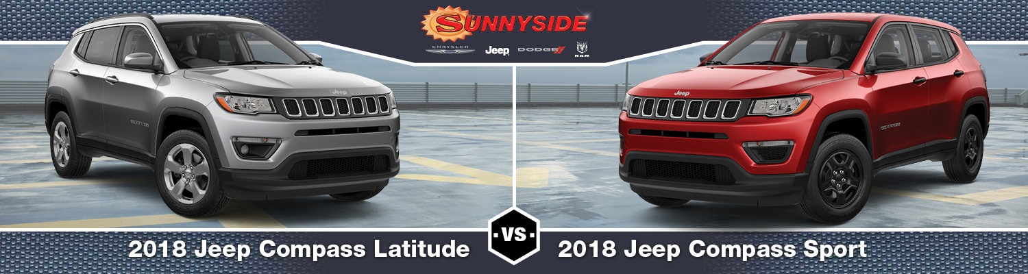 2018 Jeep Compass Latitude Vs Sport Differences And Engine Specs