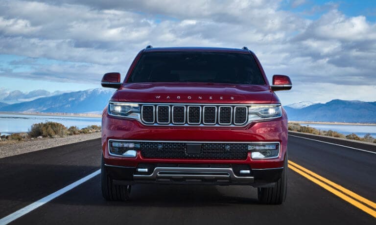 2024 Jeep Wagoneer driving through plains