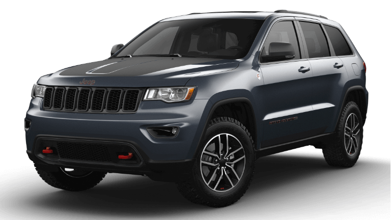 2021 Jeep Grand Cherokee Trailhawk in Slate Blue exterior