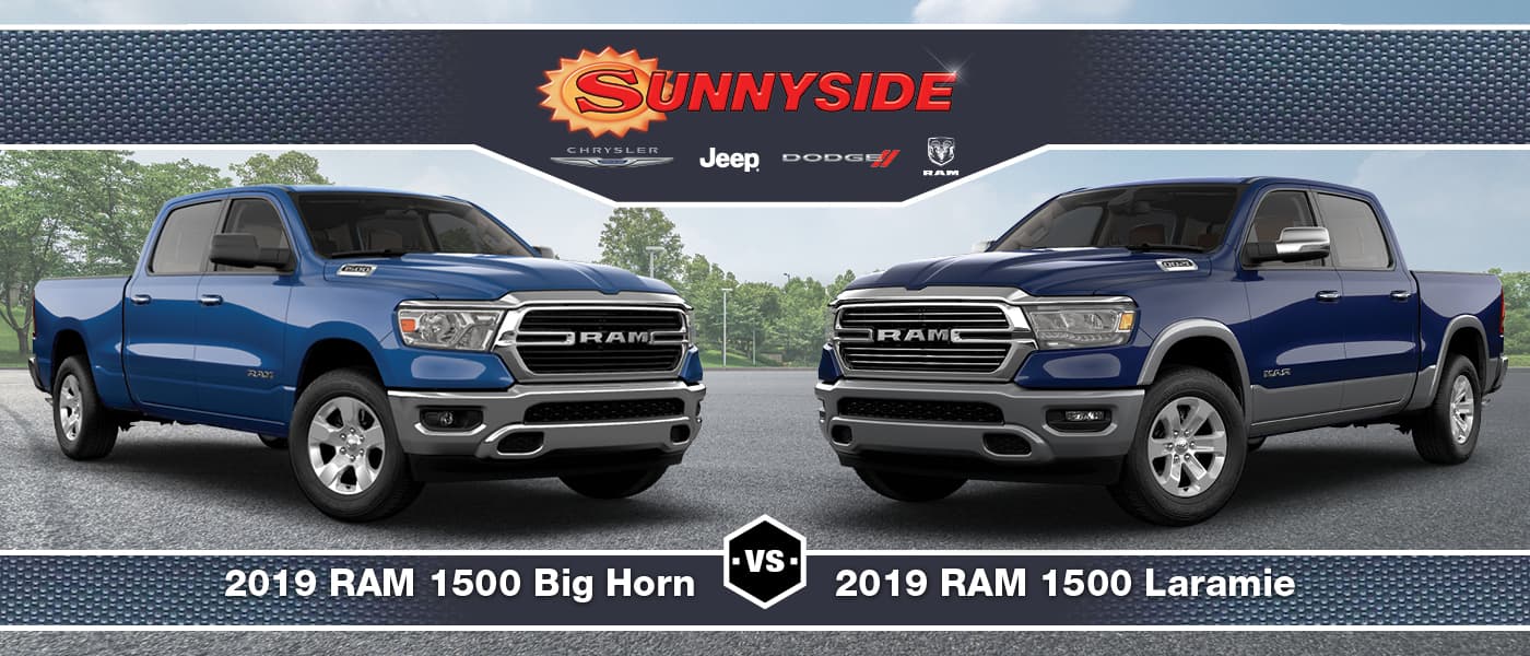 2019 RAM 1500 Big Horn vs. Laramie Comparison Engine Differences & Features McHenry, IL
