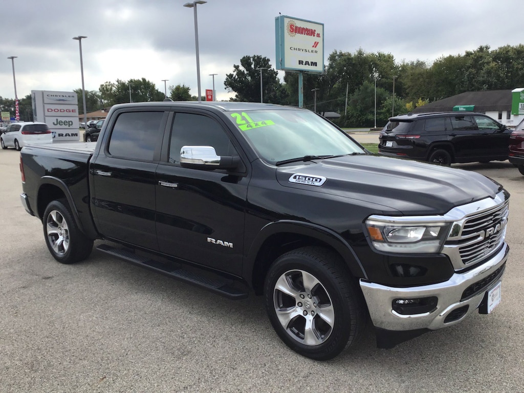 Used 2021 Ram 1500 Laramie 4x4 Truck Crew Cab