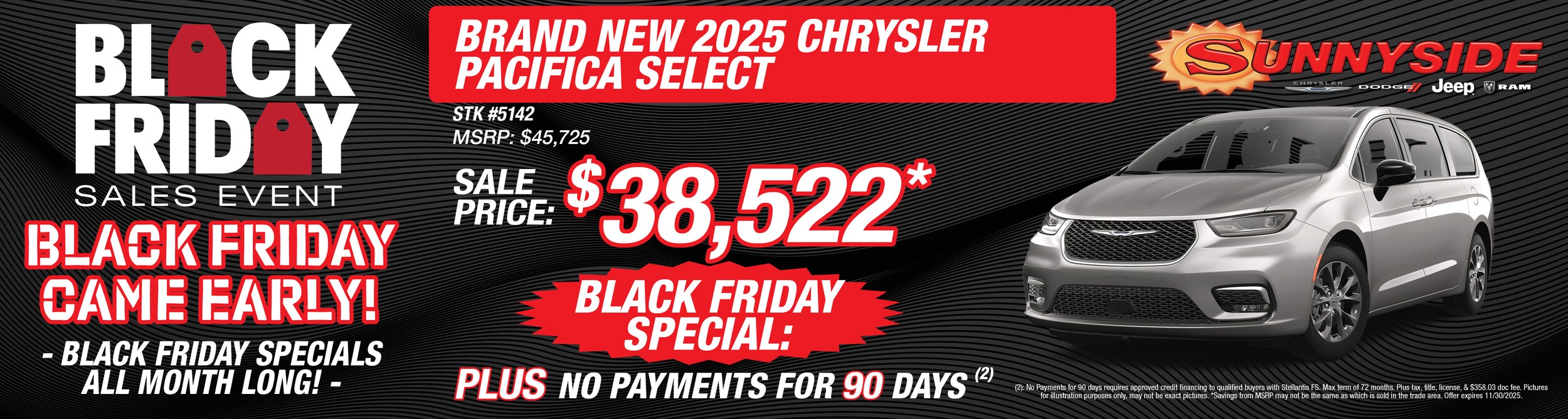 2025 Chrysler Pacifica Offer | Sunnyside CDJR