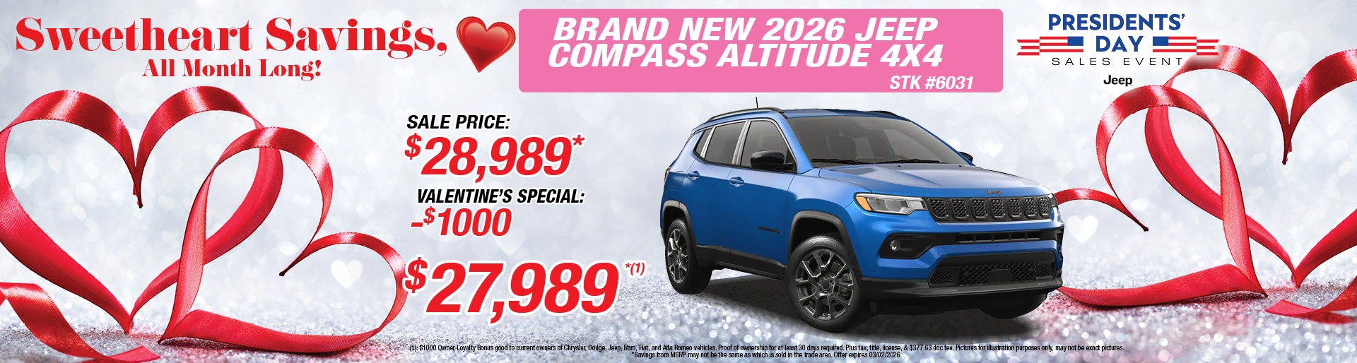 New 2025 Jeep Compass Offer | Sunnyside CDJR