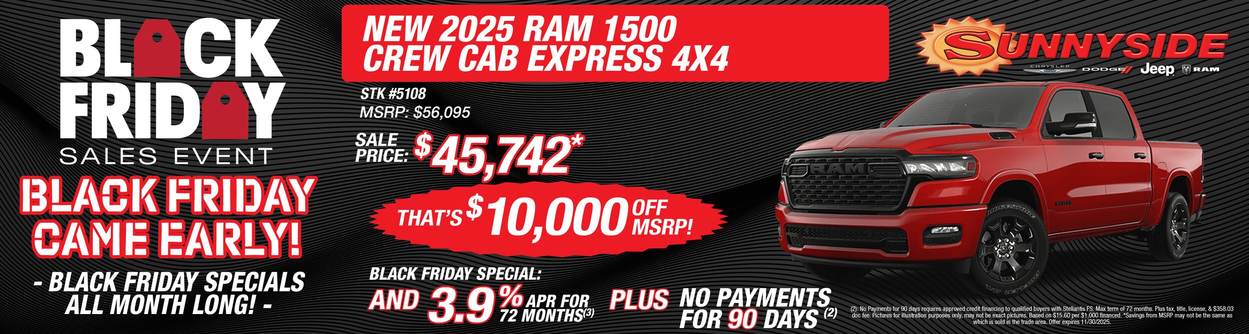 New 2025 Ram 1500 Offer | Sunnyside CDJR