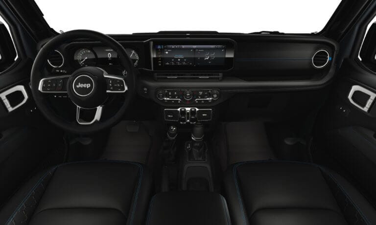 2025 Jeep Wrangler 4xe interior dashboard
