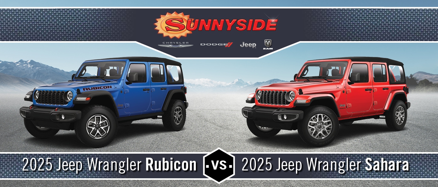 2025 Jeep Wrangler Rubicon vs. Sahara