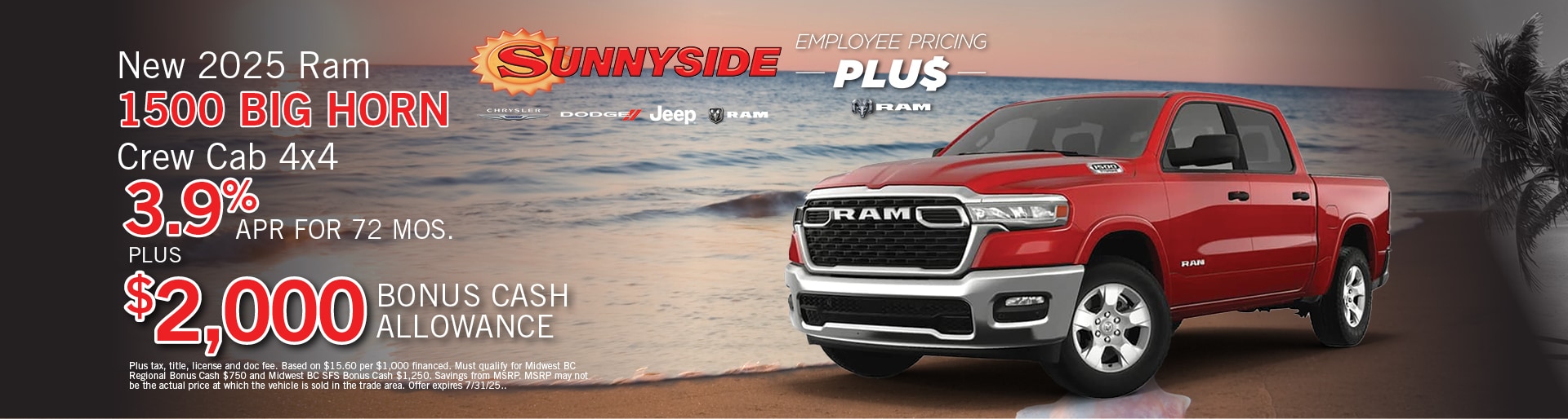New 2025 Ram 1500 Offer | Sunnyside CDJR