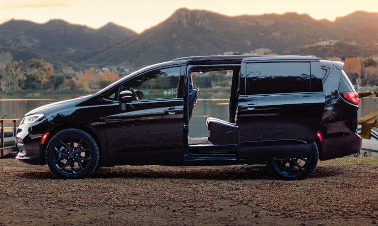 2025 Chrysler Pacifica with sliding door open