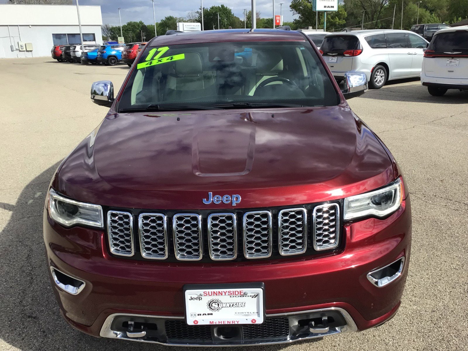 Used 2017 Jeep Grand Cherokee Overland with VIN 1C4RJFCG7HC769606 for sale in McHenry, IL