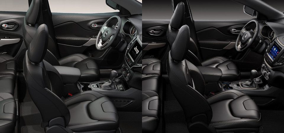 2018 vs 2019 jeep cherokee interior