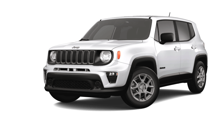 2023 Renegade Latitude in Alpine White
