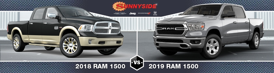 2018 RAM 1500 vs. 2019 RAM 1500