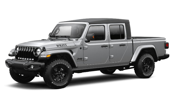 2023 Jeep Gladiator Willys in Silver Zynith