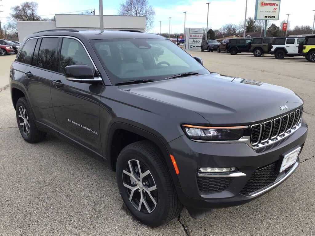 New 2025 Jeep Grand Cherokee Limited 4x4 Sport Utility in Baltic Gray For Sale in McHenry, IL