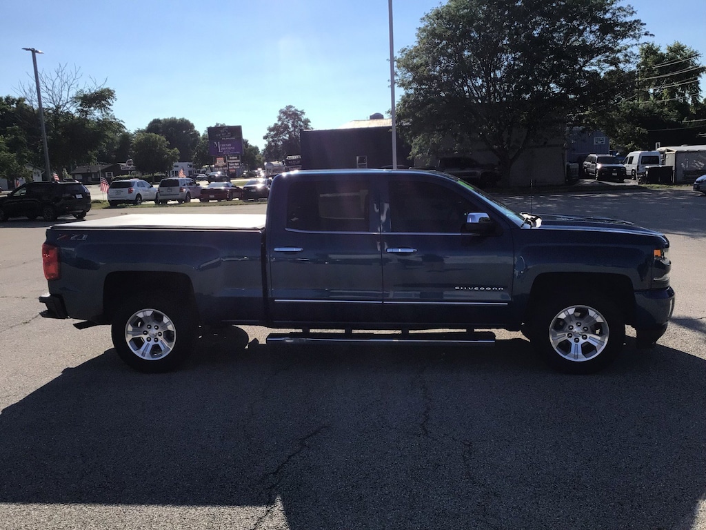 Used 2018 Chevrolet Silverado 1500 LTZ 4x4 Truck Crew Cab