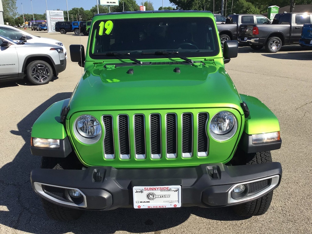 Used 2019 Jeep Wrangler Unlimited Sahara 4x4 Sport Utility
