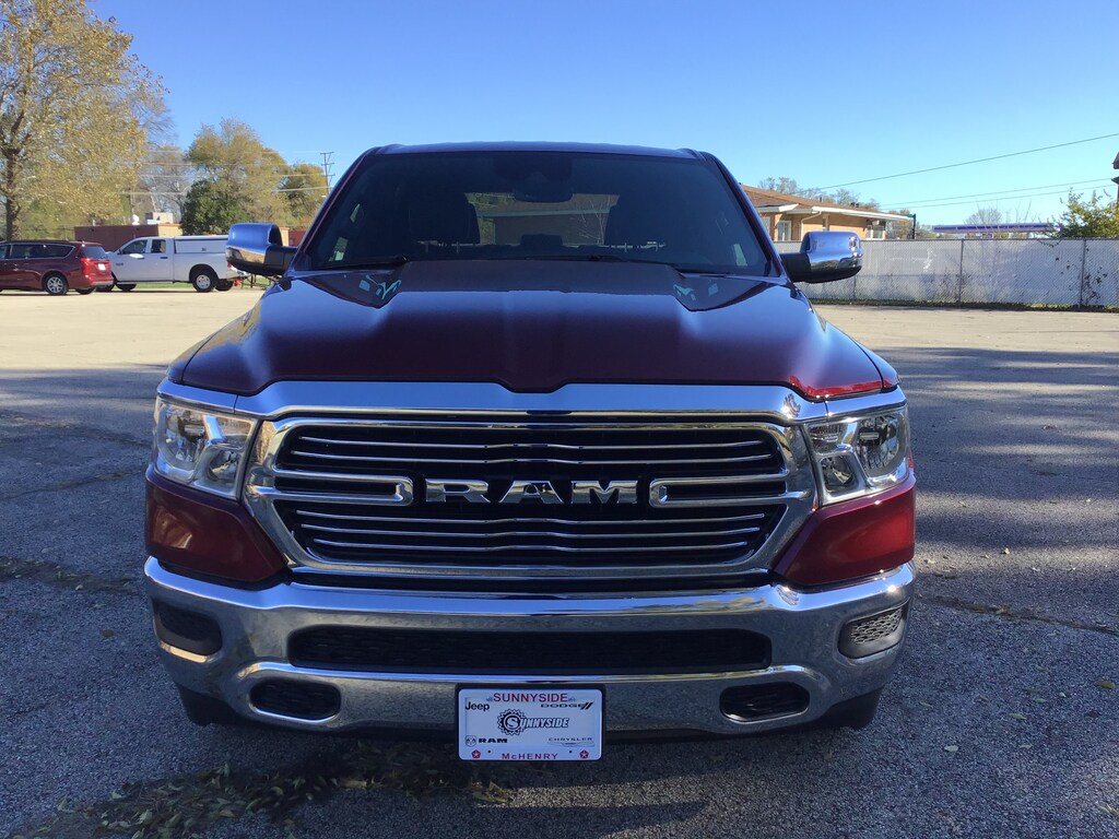 New 2024 Ram 1500 Laramie 4x4 Truck Crew Cab in Delmonico Red Pearlcoat