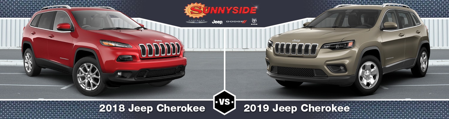 2019 jeep cherokee vs 2018 jeep cherokee