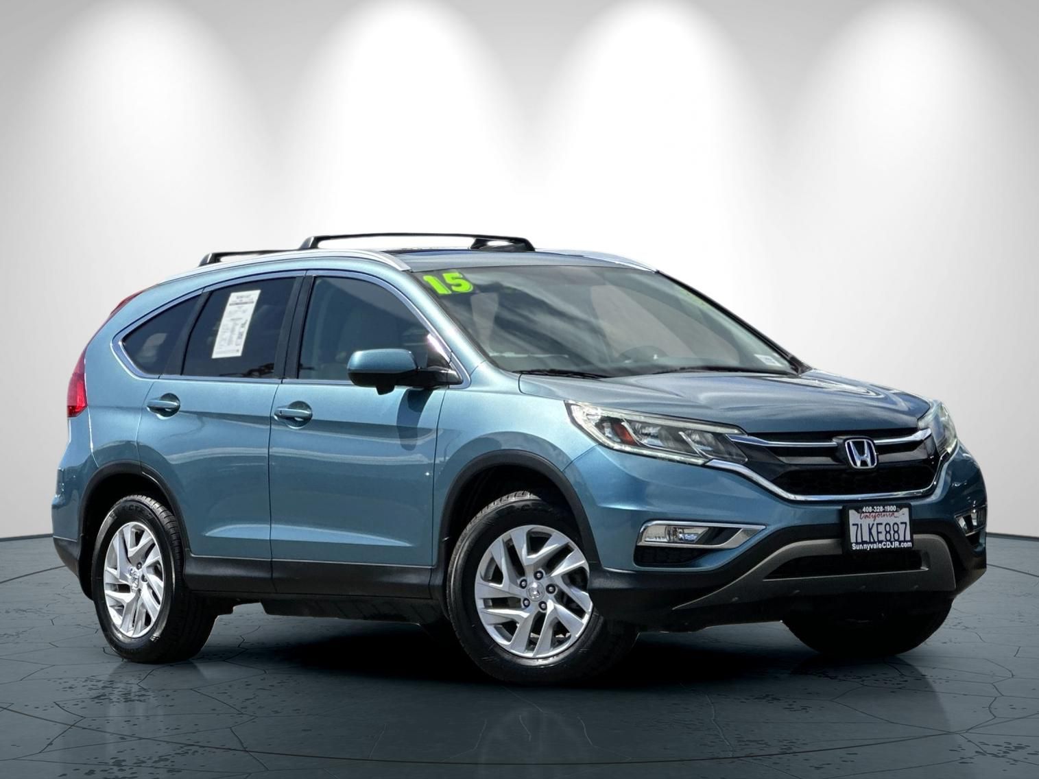 Used 2015 Honda CR-V EX-L with VIN 2HKRM4H79FH658089 for sale in Sunnyvale, CA