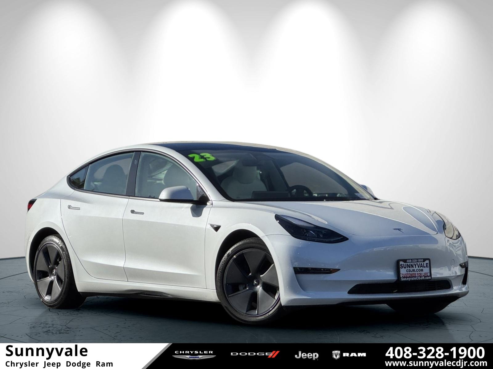 Used 2023 Tesla Model 3 Long Range with VIN 5YJ3E1EBXPF603676 for sale in Sunnyvale, CA