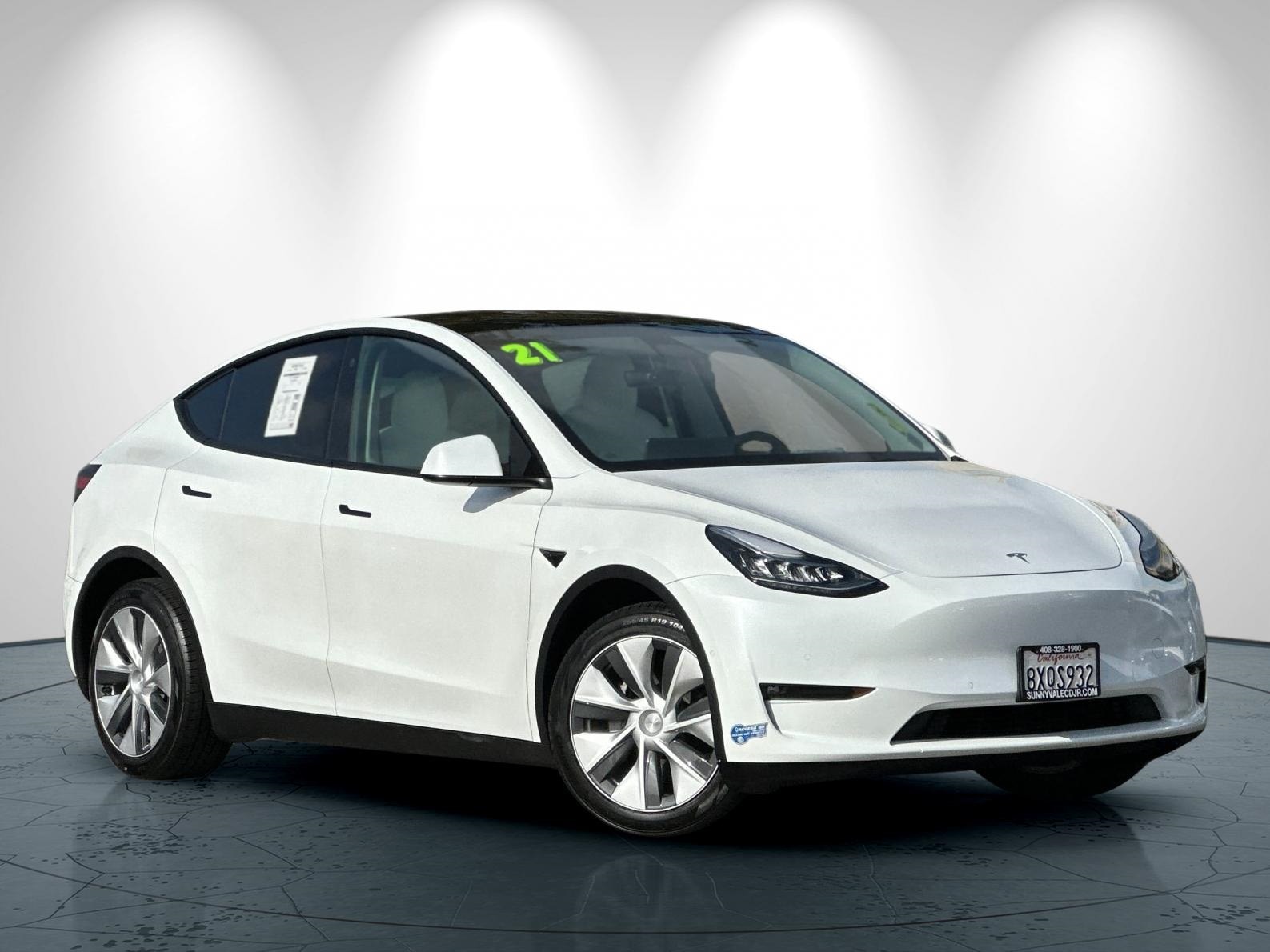 Used 2021 Tesla Model Y Long Range with VIN 5YJYGDEE5MF245832 for sale in Sunnyvale, CA