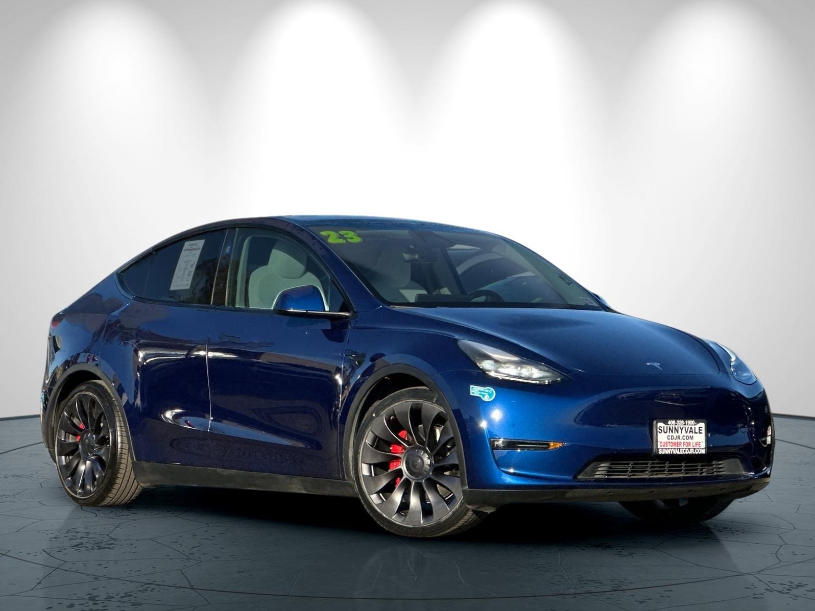 Used 2023 Tesla Model Y Performance with VIN 7SAYGDEF0PF908661 for sale in Sunnyvale, CA
