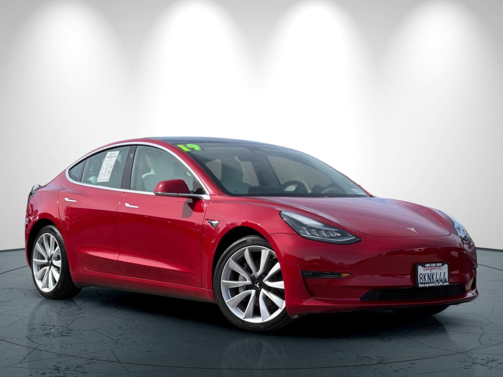 Used 2019 Tesla Model 3 Long Range with VIN 5YJ3E1EB4KF391964 for sale in Sunnyvale, CA