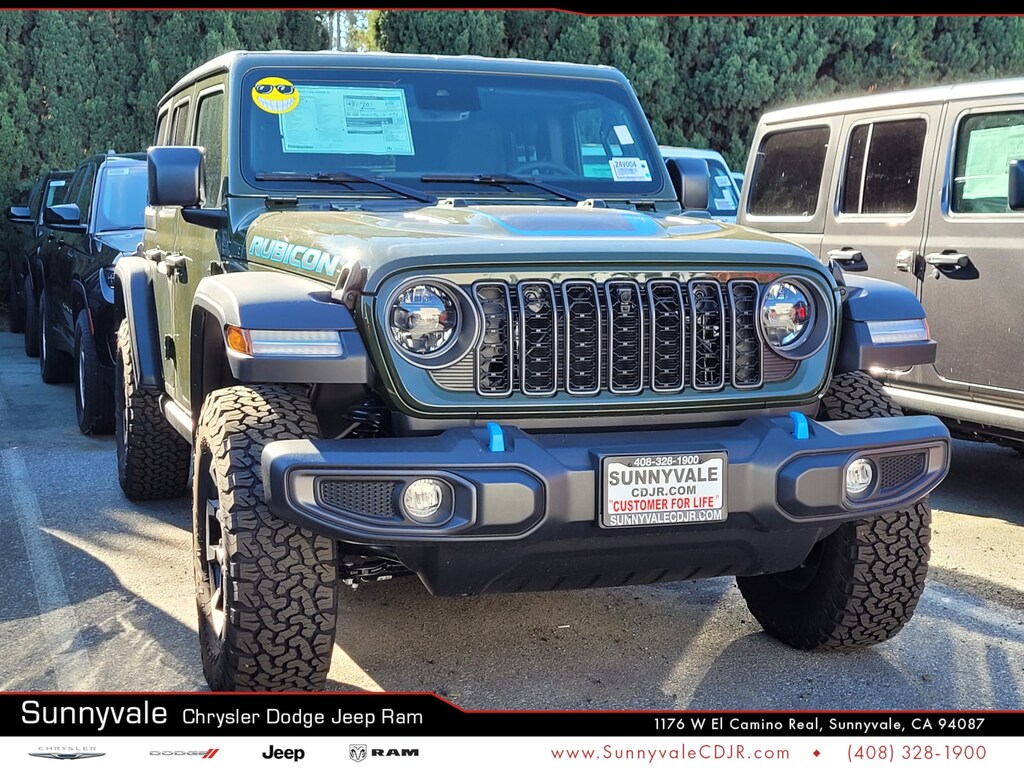 New 2024 Jeep Wrangler 4xe 4DOOR RUBICON For Sale Sunnyvale CA
