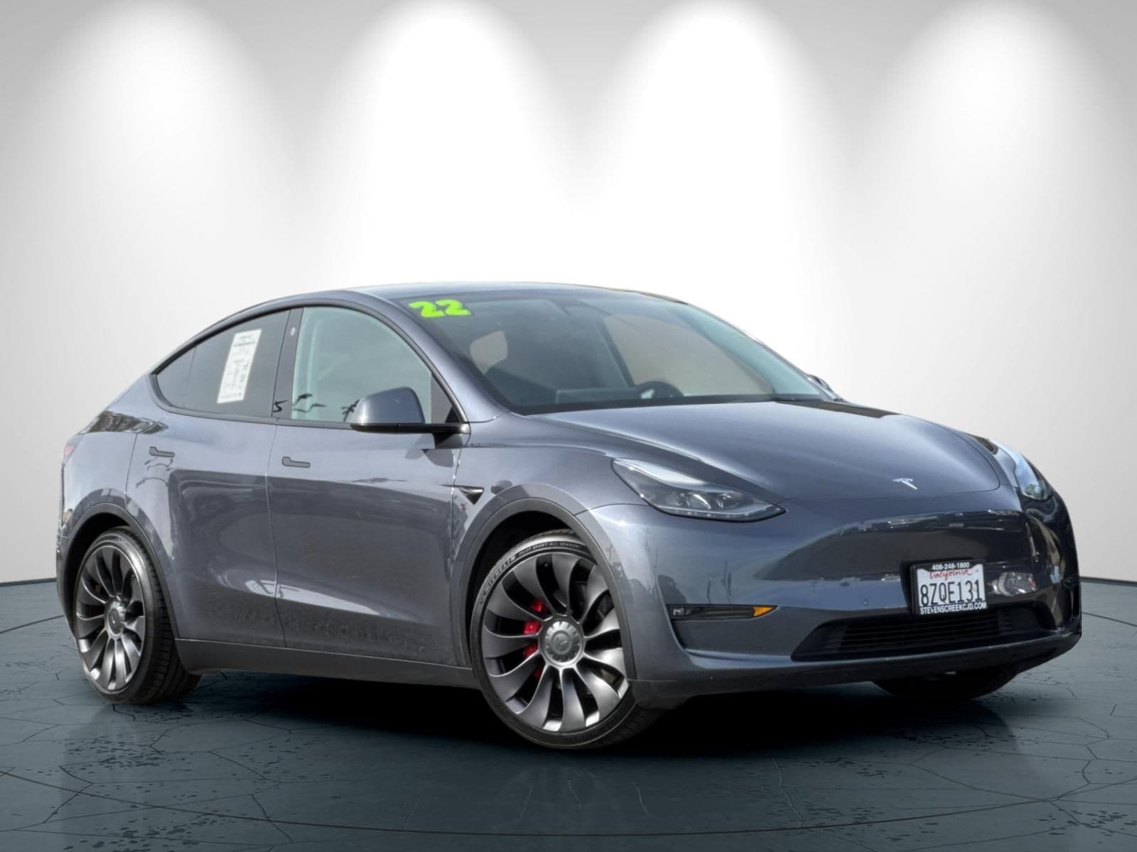 Used 2022 Tesla Model Y Performance with VIN 7SAYGDEF4NF350116 for sale in Sunnyvale, CA