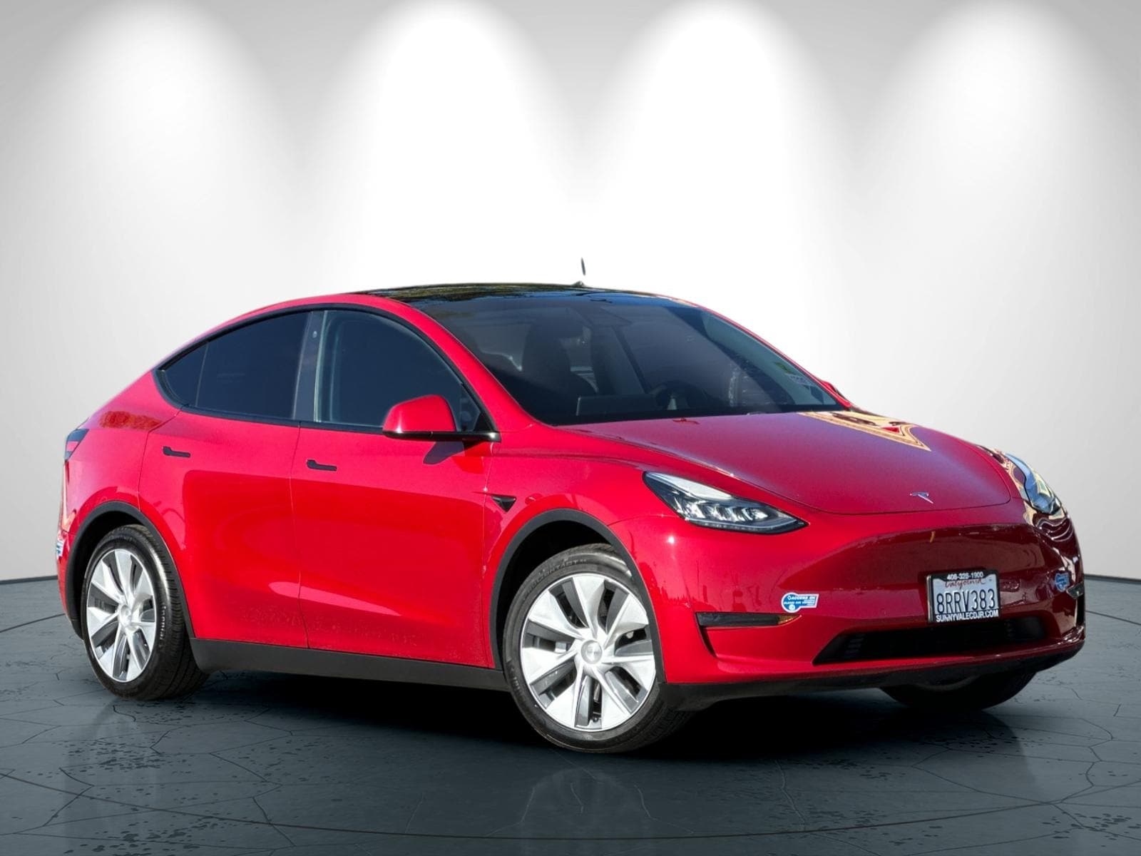 Used 2020 Tesla Model Y Long Range with VIN 5YJYGDEE9LF015080 for sale in Sunnyvale, CA