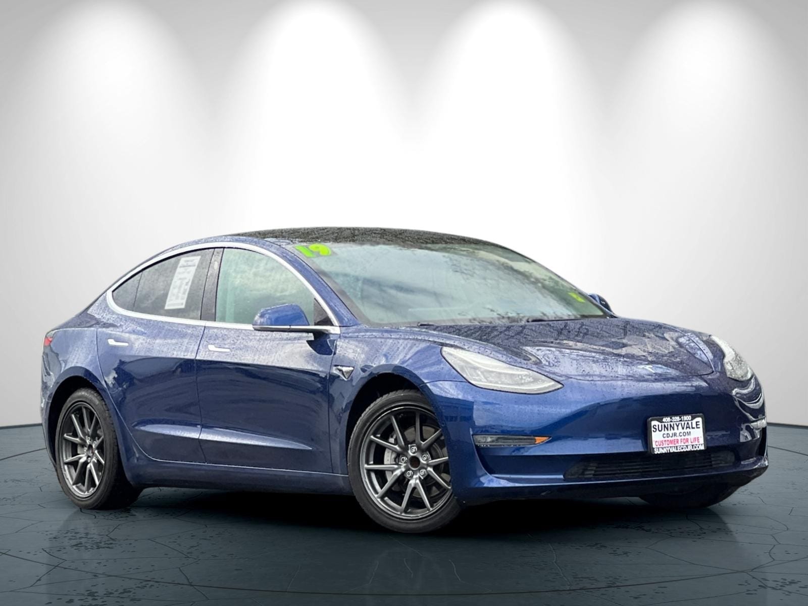 Used 2019 Tesla Model 3 Base with VIN 5YJ3E1EA8KF425086 for sale in Sunnyvale, CA