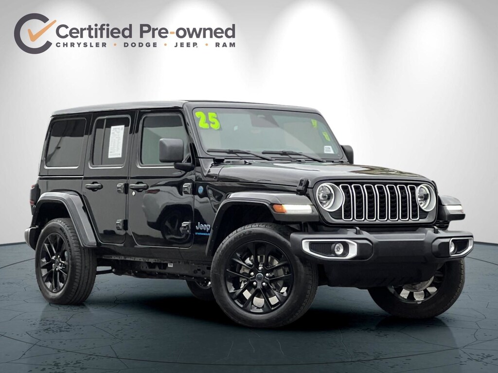 Certified 2025 Jeep Wrangler Sahara 4xe SUV
