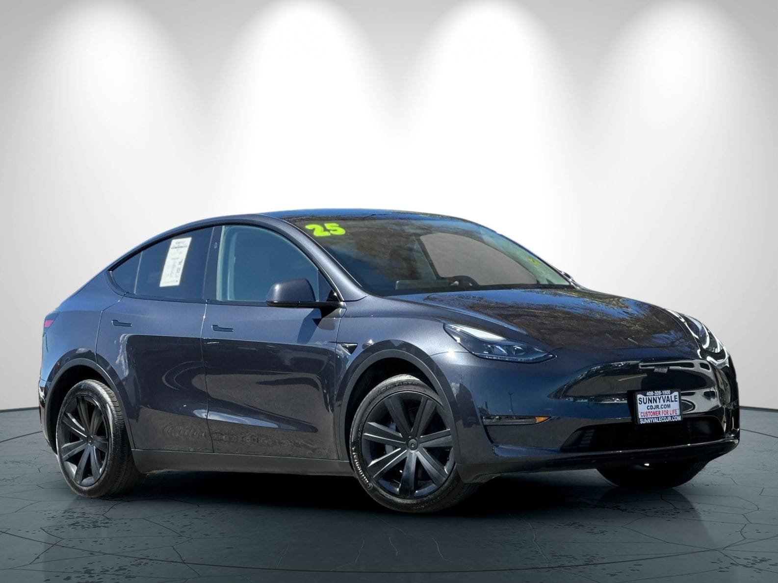 Used 2025 Tesla Model Y Long Range with VIN 7SAYGDED3SF258604 for sale in Sunnyvale, CA