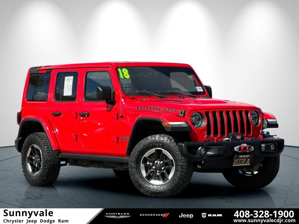 Certified 2018 Jeep Wrangler Unlimited Rubicon SUV