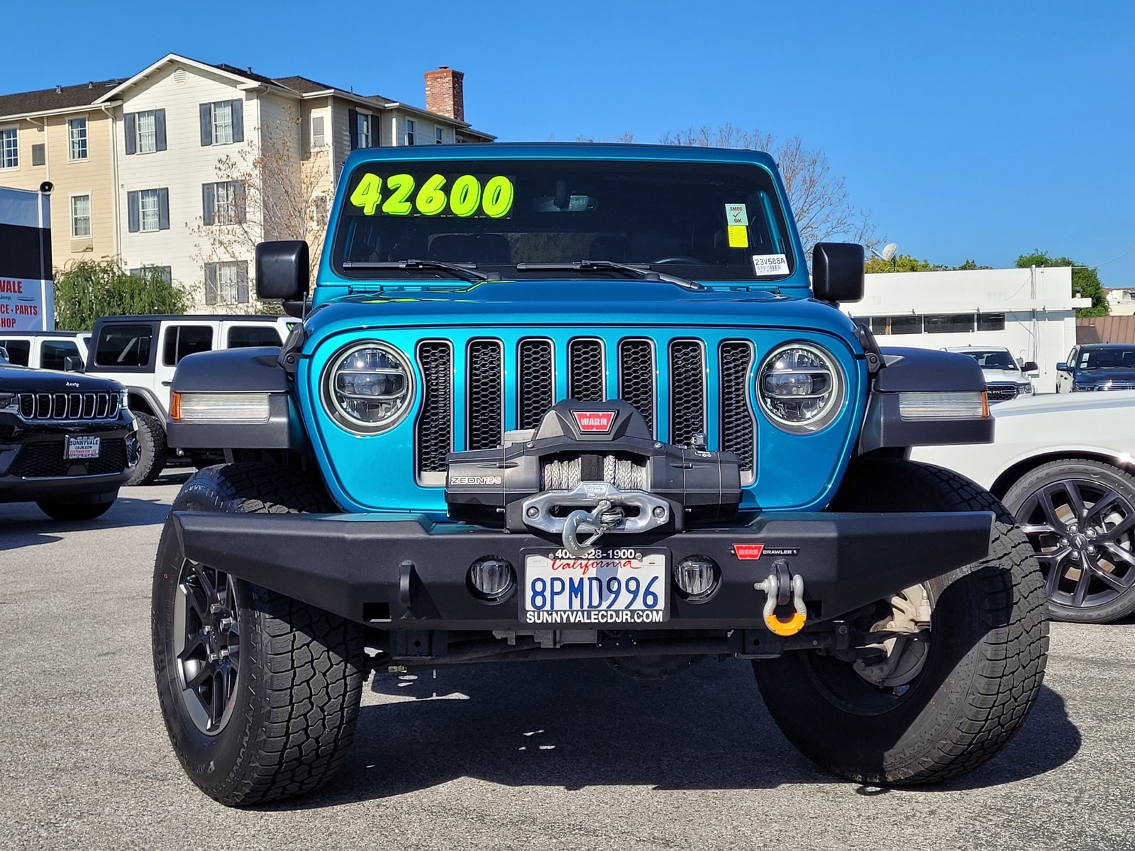 Used 2020 Jeep Wrangler Rubicon with VIN 1C4HJXCG8LW264831 for sale in Sunnyvale, CA