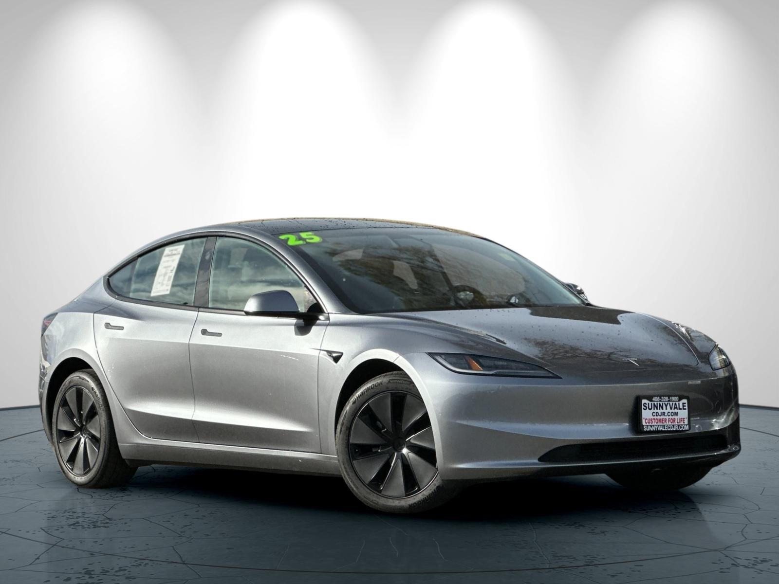 Used 2025 Tesla Model 3 Long Range with VIN 5YJ3E1EA5SF071561 for sale in Sunnyvale, CA