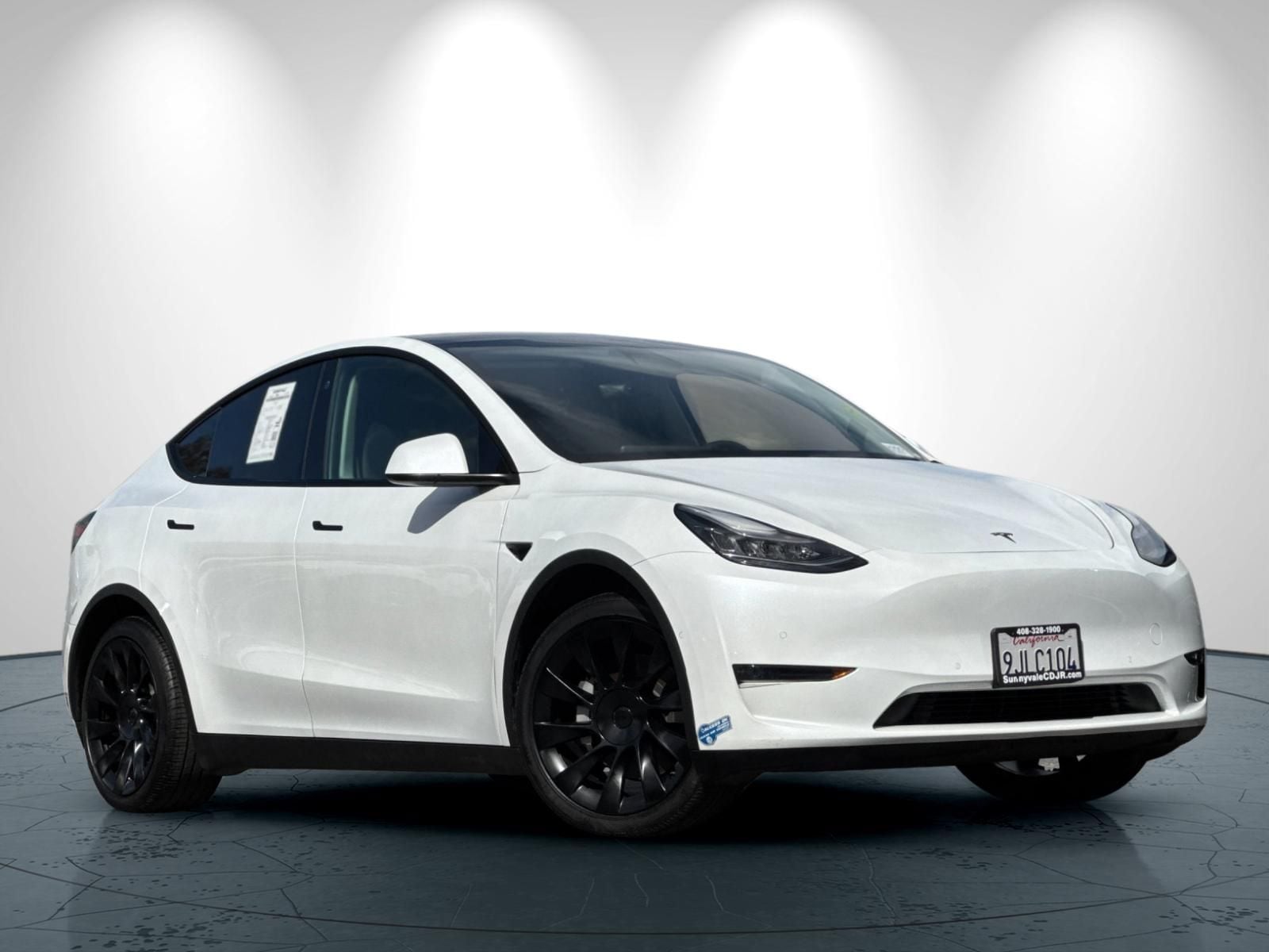 Used 2021 Tesla Model Y Long Range with VIN 5YJYGDEEXMF097841 for sale in Sunnyvale, CA