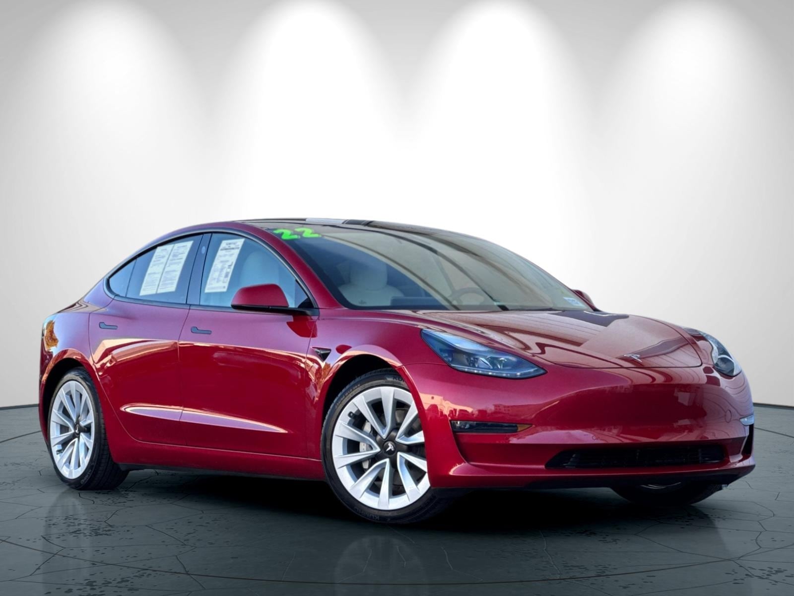 Used 2022 Tesla Model 3 Long Range with VIN 5YJ3E1EB6NF203062 for sale in Sunnyvale, CA