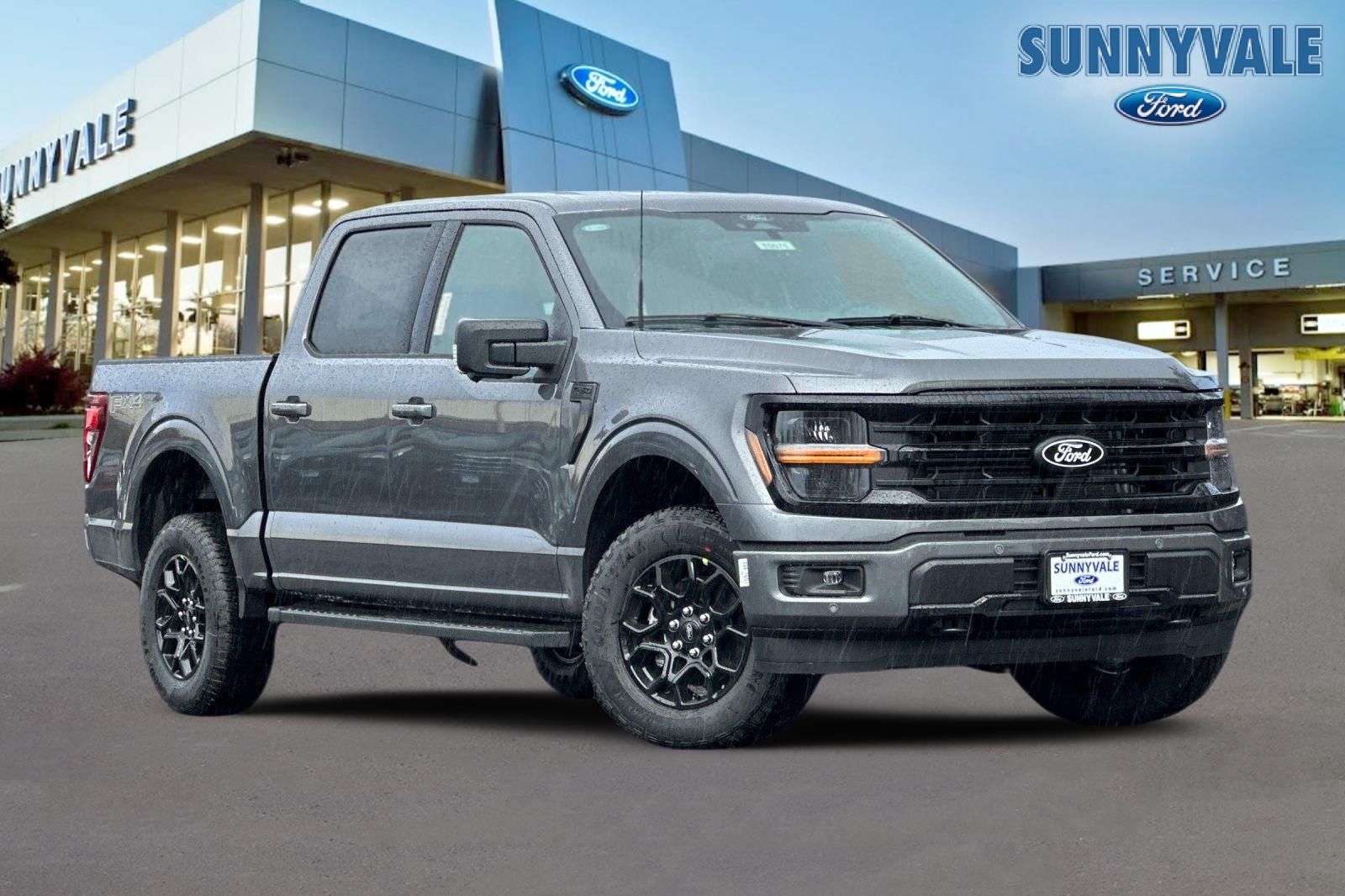 Gray Metallic 2026 Ford F-150 XLT SuperCrew 4WD Pickup Truck Four-Wheel Drive Automatic
