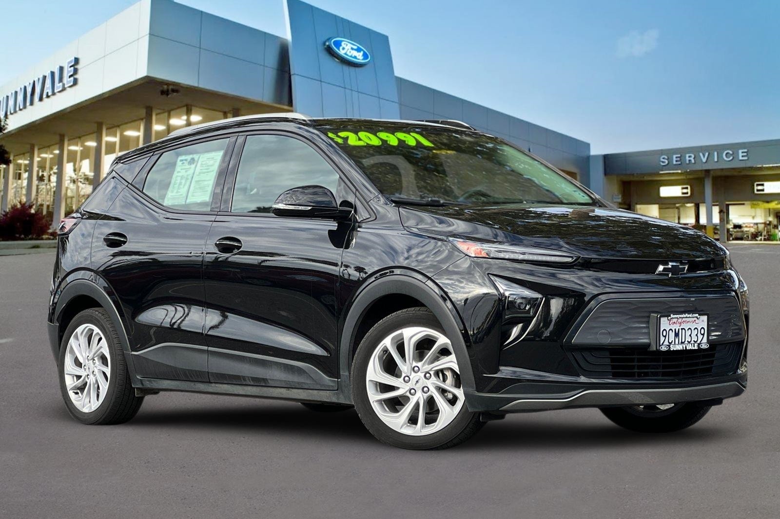 Used 2022 Chevrolet Bolt EUV LT with VIN 1G1FY6S05N4133025 for sale in Sunnyvale, CA