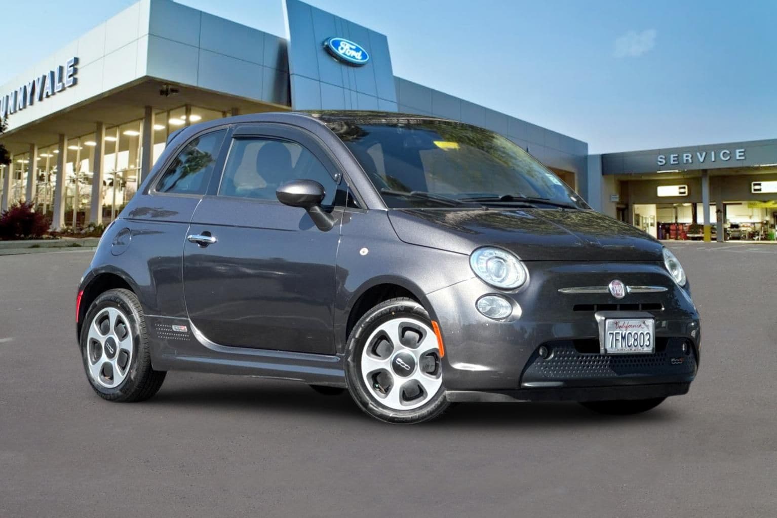 Used 2014 FIAT 500e Battery Electric with VIN 3C3CFFGEXET291363 for sale in Sunnyvale, CA