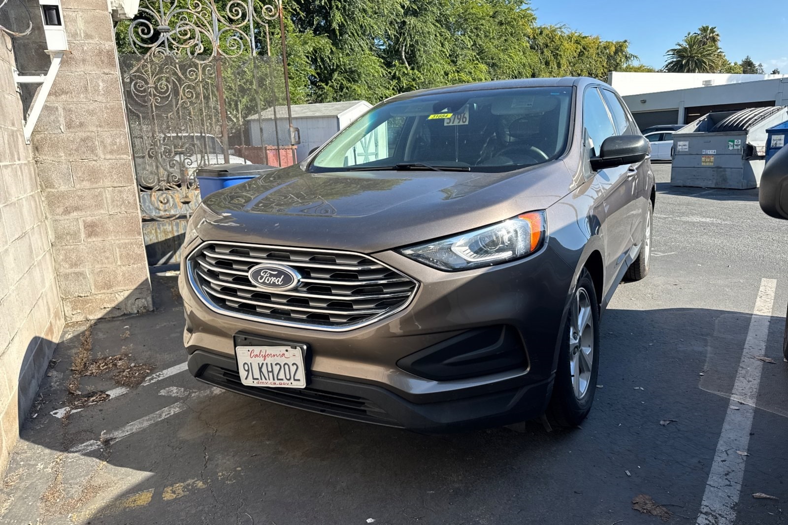 Used 2019 Ford Edge SE with VIN 2FMPK4G97KBC23914 for sale in Sunnyvale, CA