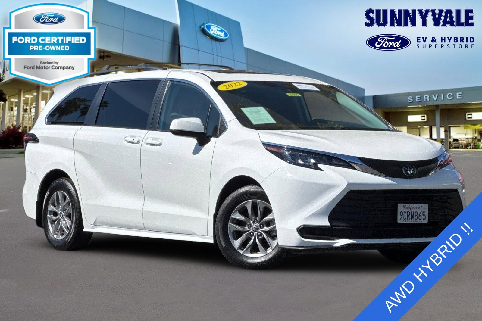 Certified 2022 Toyota Sienna LE Minivan/Van