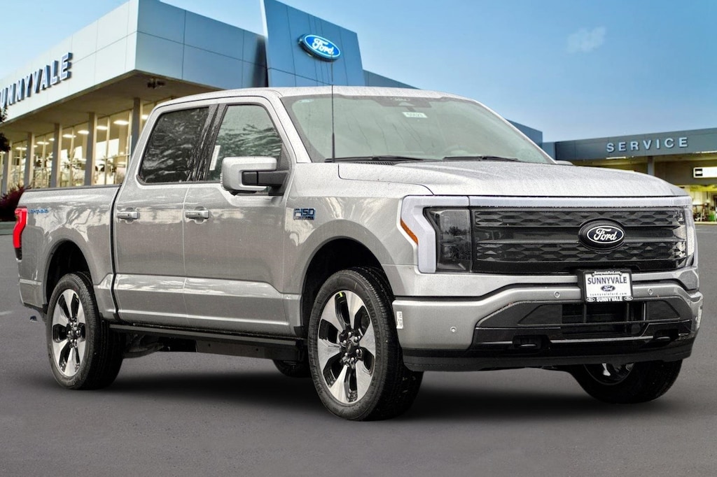 New 2025 Ford F-150 Lightning Platinum Truck SuperCrew Cab