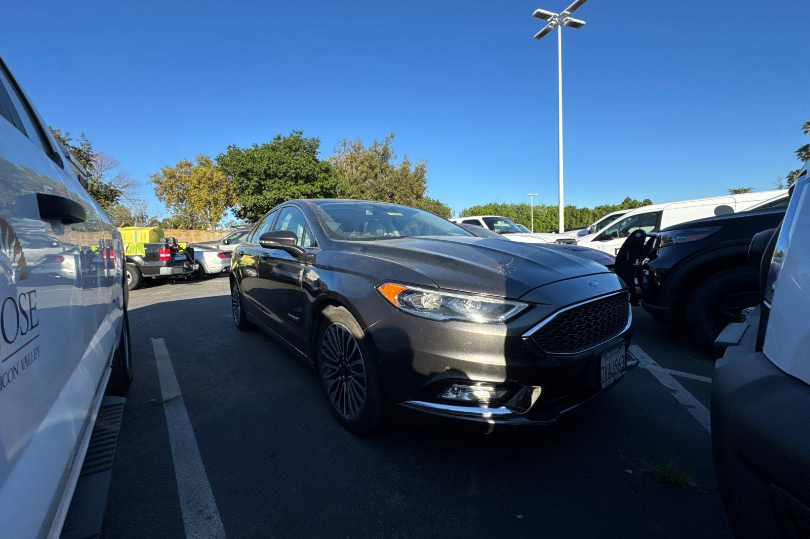 Certified 2017 Ford Fusion Hybrid Platinum with VIN 3FA6P0RU6HR195406 for sale in Sunnyvale, CA