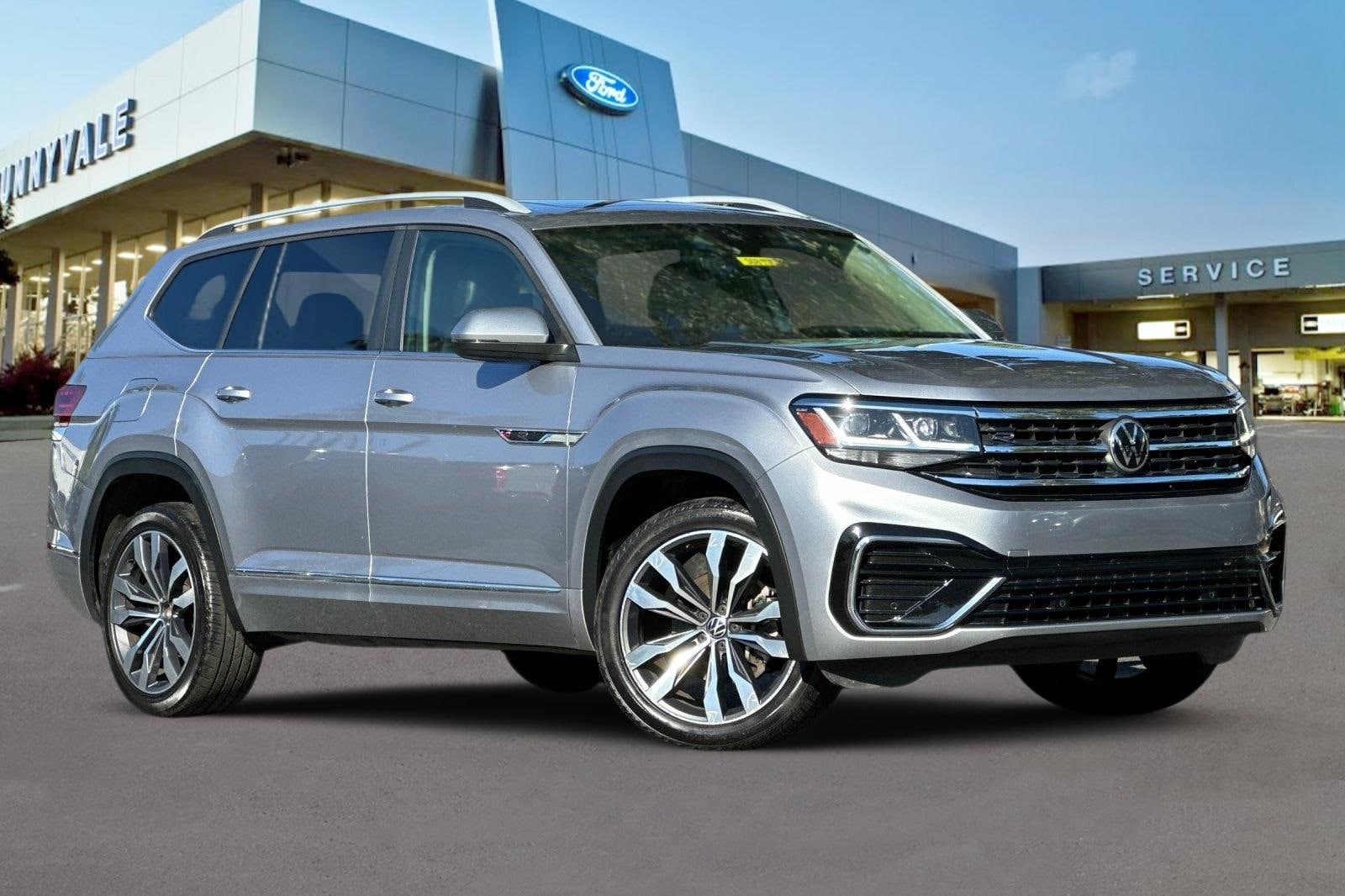 Used 2021 Volkswagen Atlas SEL R-Line with VIN 1V2SR2CA9MC519095 for sale in Sunnyvale, CA